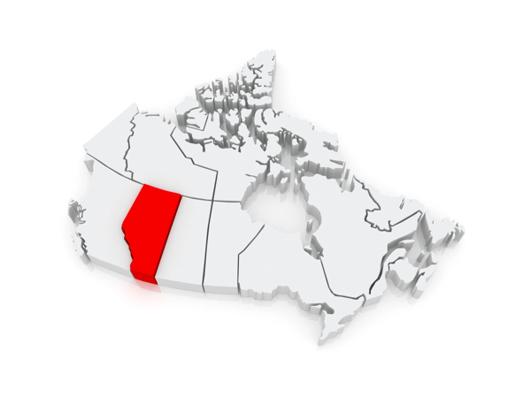 Map Of Alberta